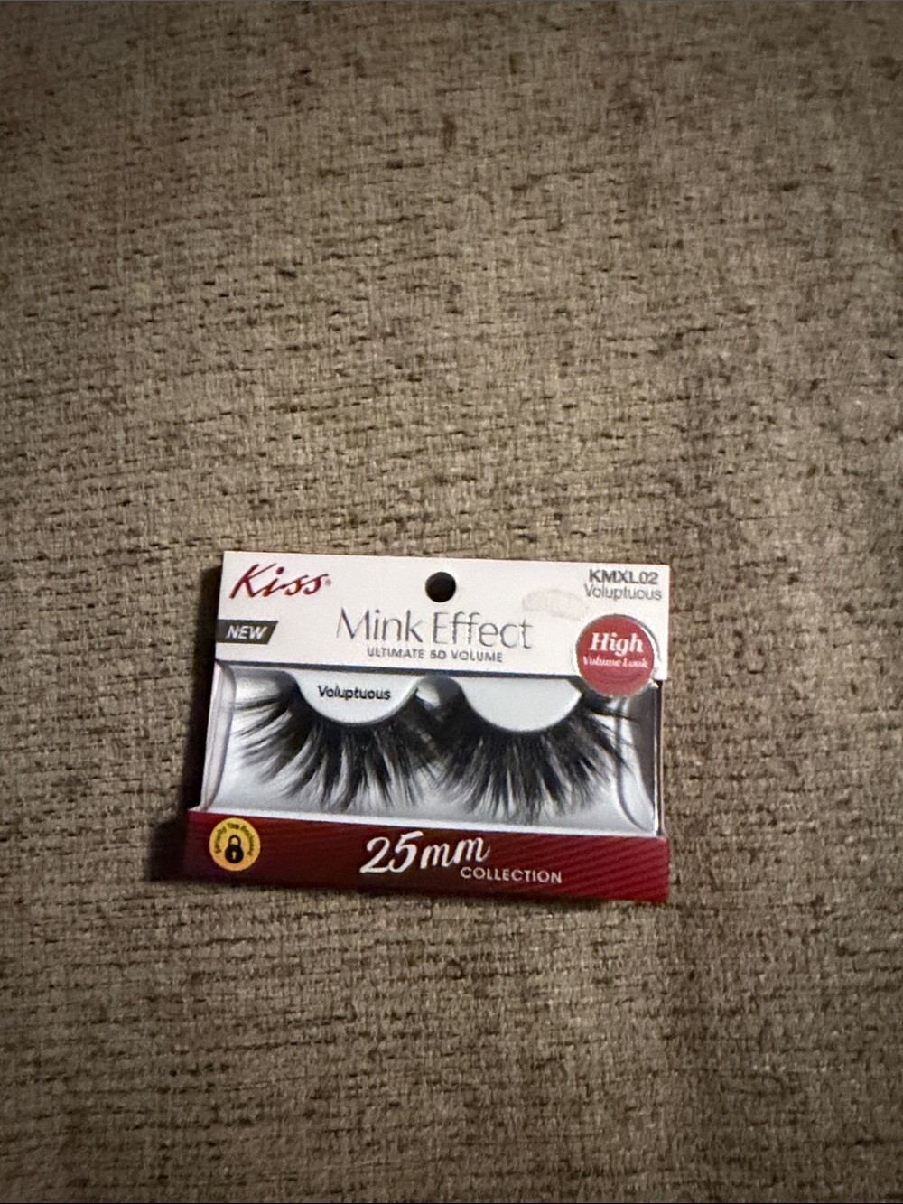 BNIP Kiss Mink Effect Voluptuous 25mm False Eyelashes -